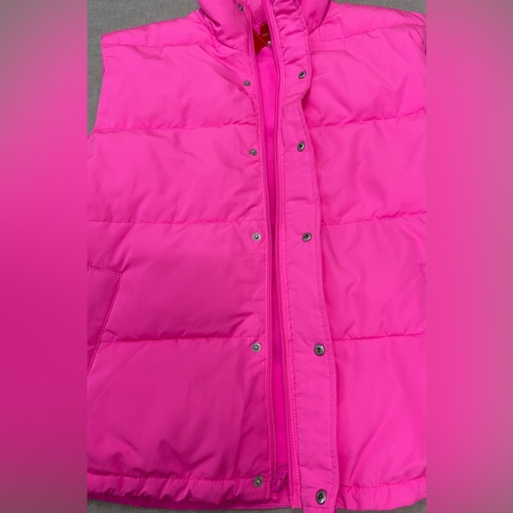 Wondershop, Puffer Vest Women’s Insulated,Full Zip,Pockets ,Pink,Size XXL - Picture 10 of 12